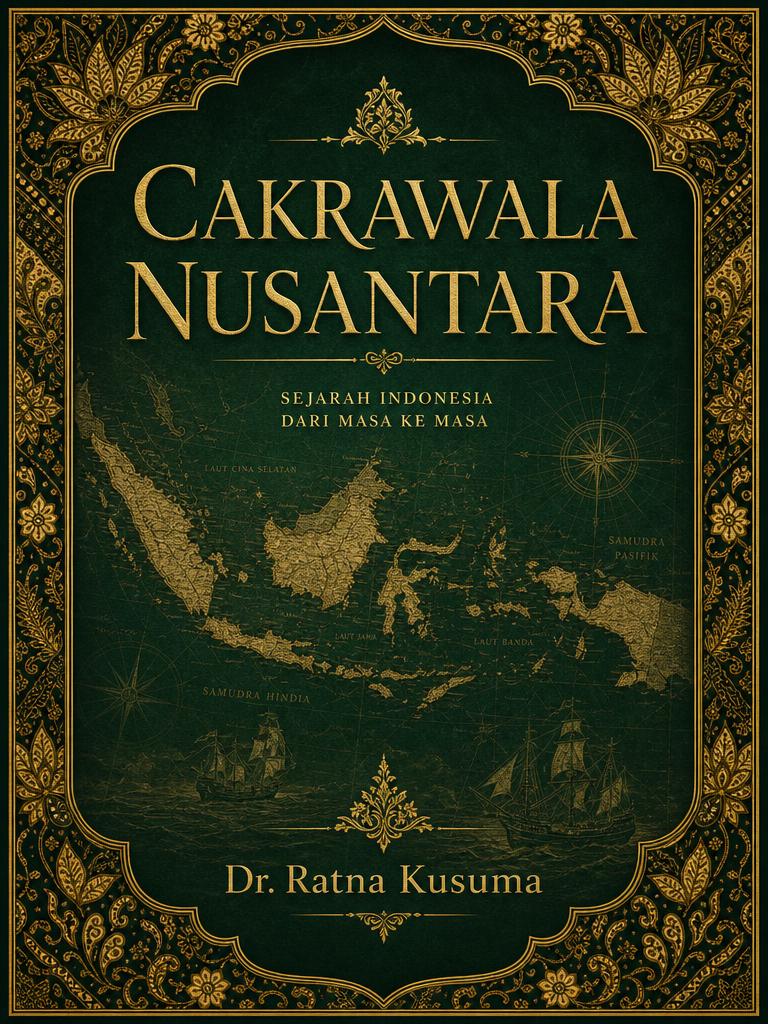Sampul buku Cakrawala Nusantara oleh Dr. Ratna Kusuma