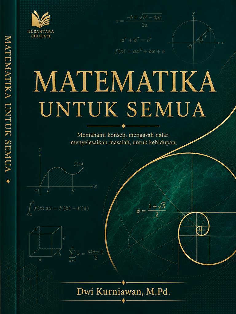 Sampul buku Matematika untuk Semua oleh Dwi Kurniawan, M.Pd.