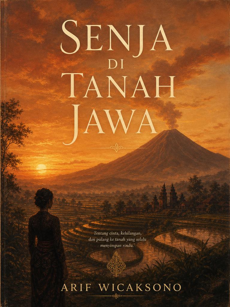 Sampul buku Senja di Tanah Jawa oleh Arif Wicaksono